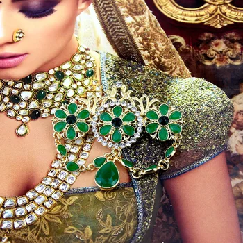 Sunspicems Zlatá Farba Marocký Brošňa Pin pre Ženy, Mužov Farebné Crystal Kaftane Svadobné Šperky Nevesta Strany Darček