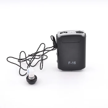 F16 Čierne Zvukové Jasné Zosilňovač pre Seniorov, Sluch, Starostlivosť Prenosný Zvukový Prijímač Sluch, Starostlivosť o Batérie Verzia sluchadla