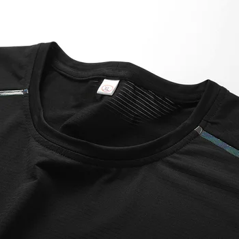 Nové 2020 Super Veľká Veľkosť L-9XL Mužov Lete Bežné Značky Black Krátky Rukáv T-shirt Tees & Topy Muž Elastické O-krku Modré tričká