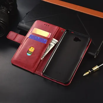 Peňaženky, Kožené puzdro na Huawei Y5 2017 MYA-AL10 MYA-L22 MYA-U29 Prípade Mäkké TPU Úplné Pokrytie