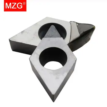 MZG 1PCS DCGT 0702 11T3 PCD CNC Rezanie Hliníka, Medi Spracovanie Nudné Sústruženie Diamond Vložka pre SDUC Držiteľ