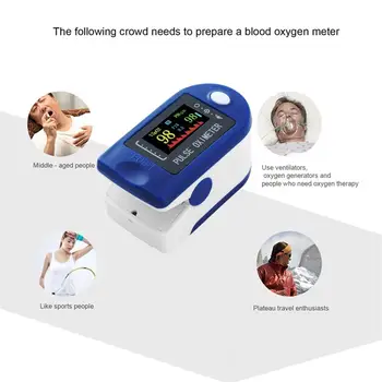 Prst Pulzný Oximeter Prst Klip Tep Pulzný Oximeter Prenosné Srdcovej Frekvencie Spo3 Monitor Kyslíka V Krvi, Meter, Senzor Tlaku