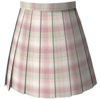Japonský Štýl Skladaný Krátke Sukne JK Školskú Uniformu Dievča Mini Sukne