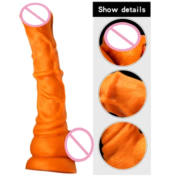 37*8cm Obrovský Dlho Kôň Dildo Ženská Masturbácia Realistické Zvierat Penis Hrubé Dildo S Prísavkou Sexuálne Hračky Pre Ženy, Sex Shop
