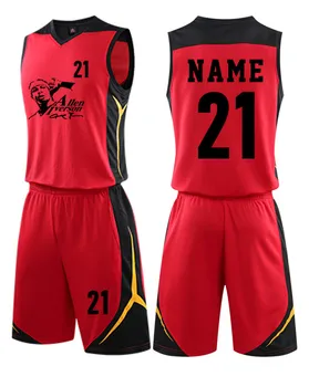 Najnovšie Dizajn Vlastné Prázdne Jersey Šortky, Košele Basketbal Jednotné Basketbal Jersey pre Tím Nosenie