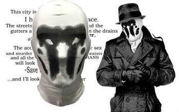 Zimné Udržať v teple Maska Strážca Rorschachov Pokrývky hlavy, Maska Cosplay Digitálna Tlač Novinka Pokrývky hlavy Bavlna maškaráda masky