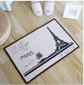 40x60cm/50x80cm/40x100cm Parížskej Eiffelovej Veže Krajiny Koberce Anti-slip Koberce, Kúpeľne, Kuchyne, Koberce Doormats floormat