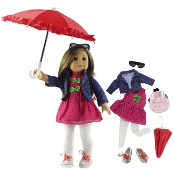 Nové 18-palcové Doll Oblečenie, Oblečenie pre 18-palcové American Doll Mnoho Štýl pre Výber B22