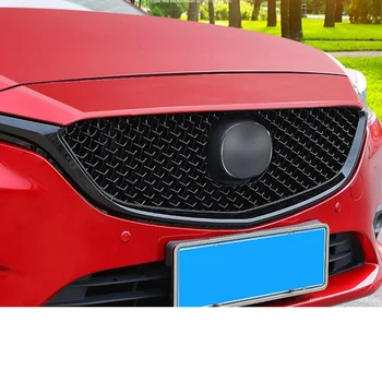 CEYUSOT PRE Nový Predný Nárazník Gril Horná Mriežka Mazda 6 Atenza 2016 2017 18 Mazda6 M6 Dekoratívny Kryt ABS Black Racing Grily
