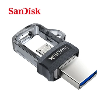 Sandisk Mini USB 3.0 Dual OTG USB Flash Disk 128 GB 64 GB 32 GB, 16 GB PenDrives USB disk vysokou rýchlosťou pre Android telefónu a počítača