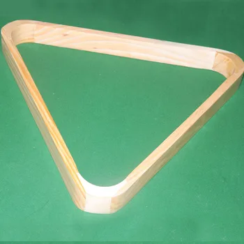 Šálka Dreva Biliard Trojuholník Rack 52mm/57mm, 8-Lopta Trojuholník Biliard Príslušenstvo Čína 2016