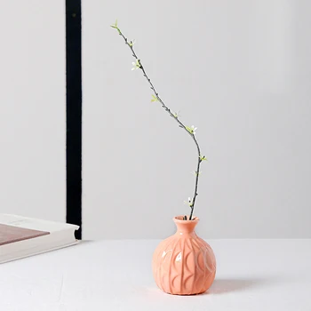 VILEAD 9.5 cm Keramická Mini Váza Výzdoba Domov Tvorivé Hydroponické Kvet Usporiadanie Dekorácie, Obývacej Izby, Spálne Dekorácie