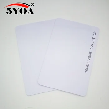 100ks Kvality EM ID KARTU Čítať Iba 4100/4102 reakcie ID karty 125KHZ RFID Karty vhodné pre Riadenie Prístupu Čas Dochádzky