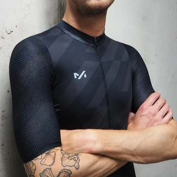 Nový Londýn cyklistické značky tím Pro 2019 Letné cyklistické oblečenie, topy Air mesh rukáv krátky cyklus Dres Čierny a zelený dve štýl