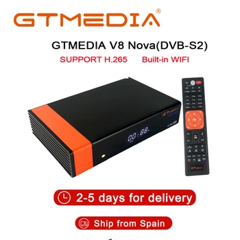 V8 Nova DVB-S2 TV Prijímač Digitálny Satelitný TV Prijímač s Dekodérom s Wi-Fi vstavaná 1080P Full HD Podporou PVR, PowerVu Biss Kľúč