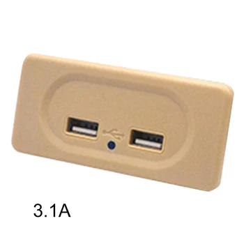 Multi Ochrany Bezpečnosti RV Nabíjačku USB vysokorýchlostné Nabíjanie Cestovné Dual Zásuvky Karavan Kontrolka Zásuvka Napájania Univerzálny