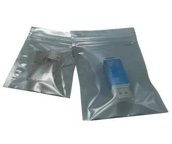 8*12 cm DHL 1000Pcs Proti Statickej Tienenie Tašky ESD Anti-Statické Package Taška Zip Lock Uzatvárateľnom Nepremokavé Antistatické obaly Tašky