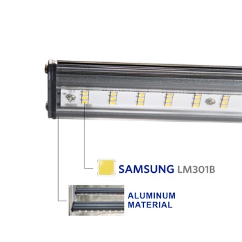 Samsung lm301B 301H rastlín rastú svetlo led rásť svetlo 600w 800w celé spektrum vertikálne rastúce Hydroponics systém