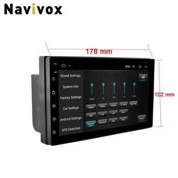 Navivox Android 9.0 Pre Nissan, Volkswagen TOYOTA, Honda, KIA Hyundai Lada Renault, Mazda Univerzálneho autorádia GPS 2 din DVD prehrávač