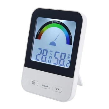 Mini LCD Vnútorný Teplomer Vlhkomer Domov Teplota Vlhkosť Monitor
