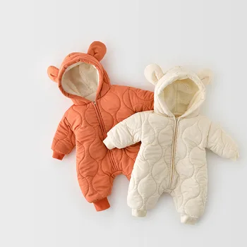 MILANCEL 2020 Nové Zimné Detské Oblečenie Medveď Ucho Dieťa Boys Remienky Kožušinou Kojenecká Dievčatá Oblečenie