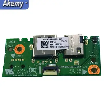 XinKaidi X401A_IO RADA REV2.0 Pre ASUS X301A X401A X501A Moc Rada Notebook Audio USB IO Doska Interface Board Testované Dobre