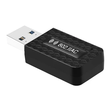 Mini Sieťová Karta 1300Mbps Dual Band 2.4 G&5.8 G USB 3.0 Bezdrôtový AC Adaptéra Wifi pre Windows XP/Vista/7/8/10 Mac OS