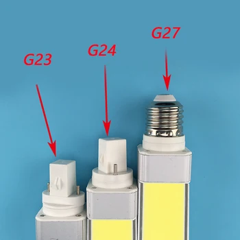 Z30 COB LED Žiarovky Lampy 10W 15W 20W G23 G24 LED svetlo na čítanie 180 stupňov Kukurica žiarovky Bielej AC85-265V Horizontálne Plug Bodové svietidlá