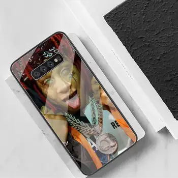 Hip hop umelec Trippie Redd Telefón Prípade Tvrdeného Skla Pre Samsung S20 Plus S7 S8 S9 S10 Plus Poznámka 8 9 10 Plus