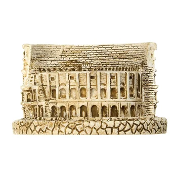 Architektúra Miniatúrne Živice Figúrky Rímske Koloseum Socha Orientačný Bod Budovy Ornament Retro Domáce Dekorácie, Figúrky