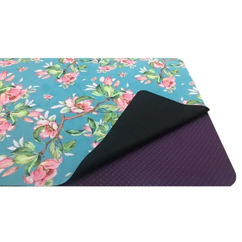 Vysoká Teplota Yoga Mat 1,5 mm Gumy Semiš Vytlačené Proti Sklzu Dobrú priľnavosť Cvičenie Mat Pre Sklopné Vonkajšie Pilates Cestovné Mat