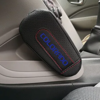 Pu Kožené Koleno Podložky zábradlia pad Interiéru Auta Príslušenstvo Pre Chevrolet Colorado