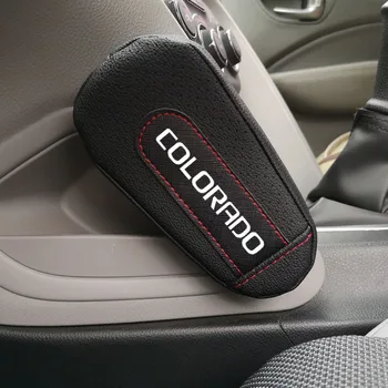 Pu Kožené Koleno Podložky zábradlia pad Interiéru Auta Príslušenstvo Pre Chevrolet Colorado