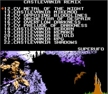 CASTLEVANIA REMIX (Zber Zlato-á Verzie) 42 v 1 Hre Kazety pre Konzoly NES