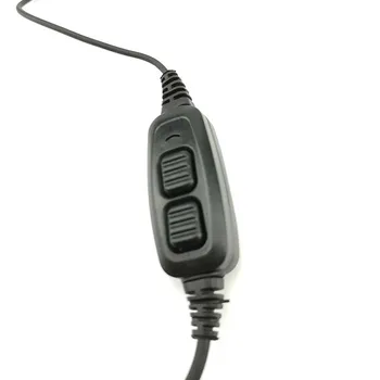 5 ks Baofeng UV-82 Dvoch Pin K Typu Headset Walkie Talkie Slúchadlo Dual PTT Slúchadlá Pre UV-82HP UV-82XH UV-8D, Šunku, CB Rádio UV 82