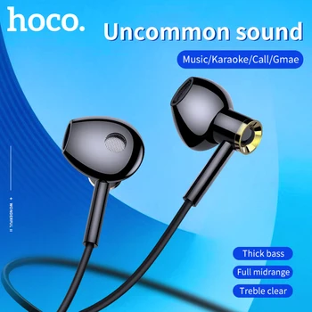 HOCO M47 Basy Zvuk Slúchadlá In-Ear Športové Slúchadlá s mikrofónom pre xiao iPhone Headset Samsung fone de ouvido auriculares MP3