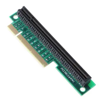 PCI-E 8X až 16X Časti Adaptéra PCI-Express x8, aby x16 90 Stupňov Karty pre 1U/2U