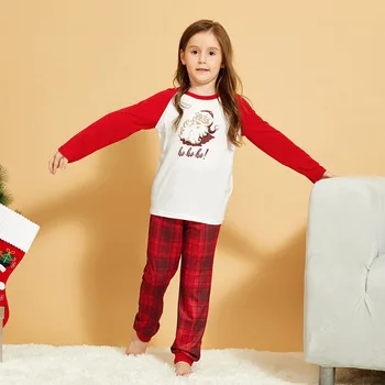 Vianočné Rodiny Pajama Sady 2020 Rodiny Zodpovedajúce Oblečenie, Matka, Dcéra, Otec, Syn, Oblečenie Pre Deti Pyžamo Muži Ženy Sleepwear