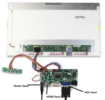 M. NT68676 HDMI, DVI, VGA LED LVDS LCD Radič doske Auta pre HSD100IFW1-A00/A02 HSD100IFW1-A04/A05 Obrazovky 1024X600 panel monitor
