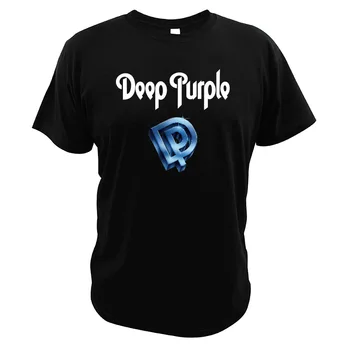 Deep Purple T Shirt Stroj Hlavu Dymu Pieseň O Vode Tričko anglická Rocková Kapela EÚ Veľkosť Bavlna Mäkké Camisetas