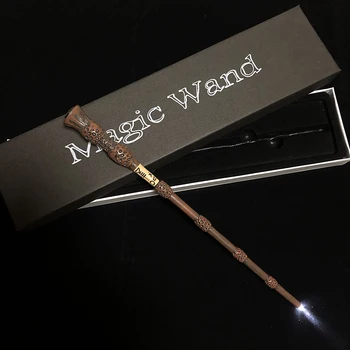19 Druh Mágie Wands Cosplay Sirius Hermiona Dumbledore Luna Harrid Magické Svetlo Prútika Vysokej Kvality s Darčeková krabička Balenie