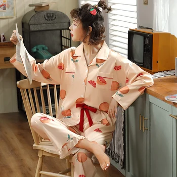 BZEL Hot Predaj oblečenie pre voľný čas Ženy Pyžamo Sady Cartoon Sleepwear Vyhovuje Roztomilý Ženský Odev Bielizeň Plus Veľkosť Pijamas Pyžamá XXXL