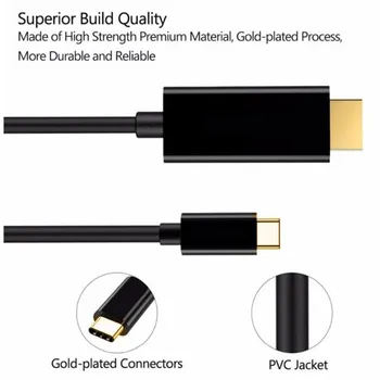 1.8 m Typ c USB 3.1 HDMI Kábel Video adaptér usb c hdmi podpora 4Kx2K @30hz