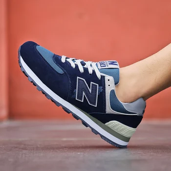 Nové N-tvarované topánky v pohode beží klasický retro pár šport voľný čas bežecká obuv trend staré vonkajšie ráno bežecká obuv