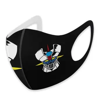 Anime Mazinger Z mascarillas con filtro estampadas umývateľný maska na tvár masku opakovane mascarillas de tela lavables con filtro
