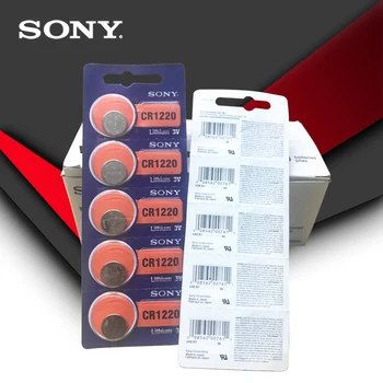 30pc/veľa Sony Originálne CR1220 gombíkovú Batériu Pre Sledovať Auto Diaľkové Tlačidlo cr 1220 ECR1220 GPCR1220 3v Lítiové Batérie
