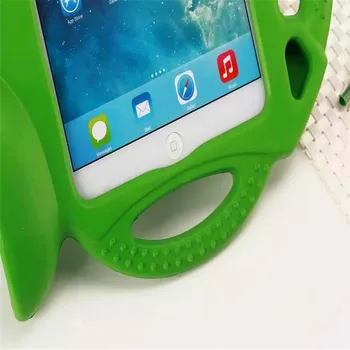 Pre iPad mini1/2/3/4/5 EVA Tablet Prípadoch 3D animovaný Úsmev Tvar Tváre Zadný Kryt Deti Bezpečnosť Prenosná Rukoväť Stojan pre Tablety