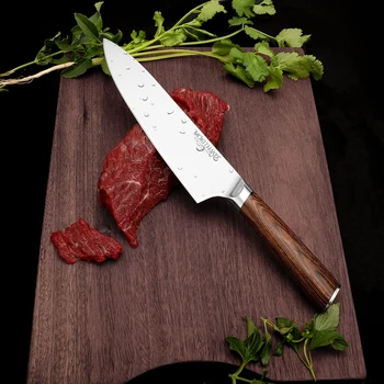 8 Palcový Kuchynský nôž Ostrý Japonský Kuchynských Nožov Nemecko 1.4116 Ocele Profesionálne Zeleniny, Rýb, Mäsa Nôž na Varenie