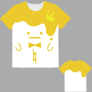 IDOLiSH7 Plný Tlač Cosplay T Shirt Anime T-tričko Krátky Rukáv Cartoon O krk Unisex tričko Top Čaj