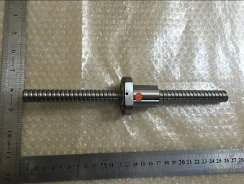 SFU1605 guľôčkovej skrutky Ballscrew S jedným ballnut pre CNC L200mm/L250mm/L300mm/L350mm/L400mm/L450mm